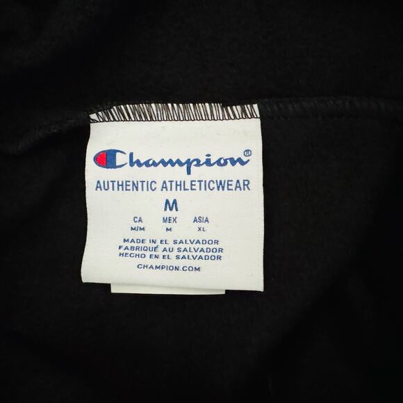 Champion Oneonta Red Dragons Mens Black Open Bottom Cotton Sweatpants Sz Medium - Picture 7 of 9